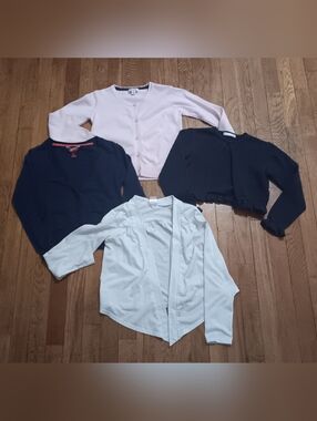 Bundle of Four Girl's Sweaters for Layering